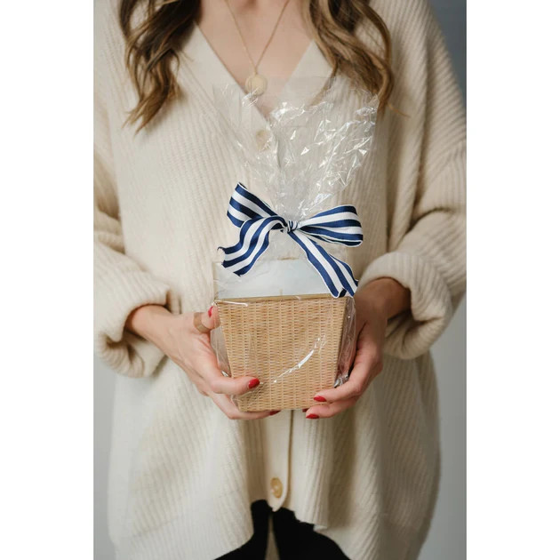 Rattan Cachepot Candle | Cailini Coastal