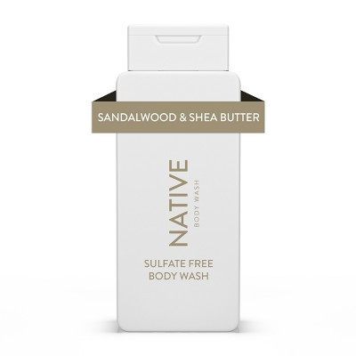 Native Body Wash for Men & Women - Sandalwood & Shea Butter - Sulfate Free - 18 fl oz | Target