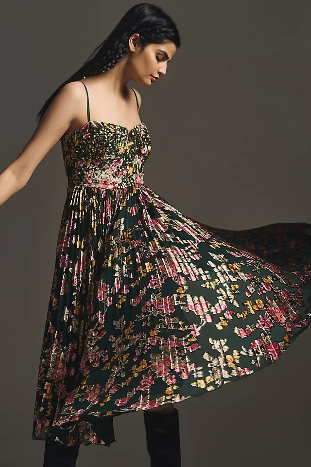 Verb by Pallavi Singhee Smocked Corset Dress | Anthropologie (US)