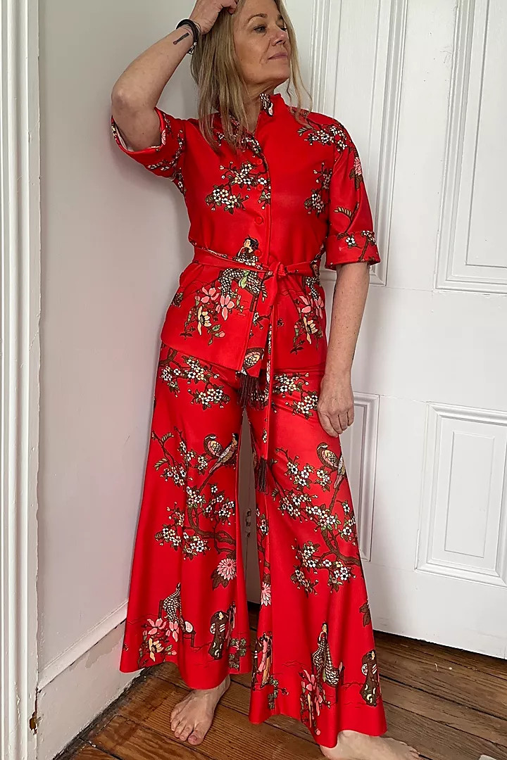 Vintage Leisure Suit with Fun Print Asian Selected by KA.TL.AK | Free People (Global - UK&FR Excluded)