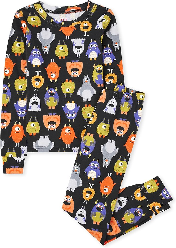 The Children's Place Baby, Toddler and Big Kids' Siblings Matching Halloween Pajama Sets, Cotton | Amazon (US)