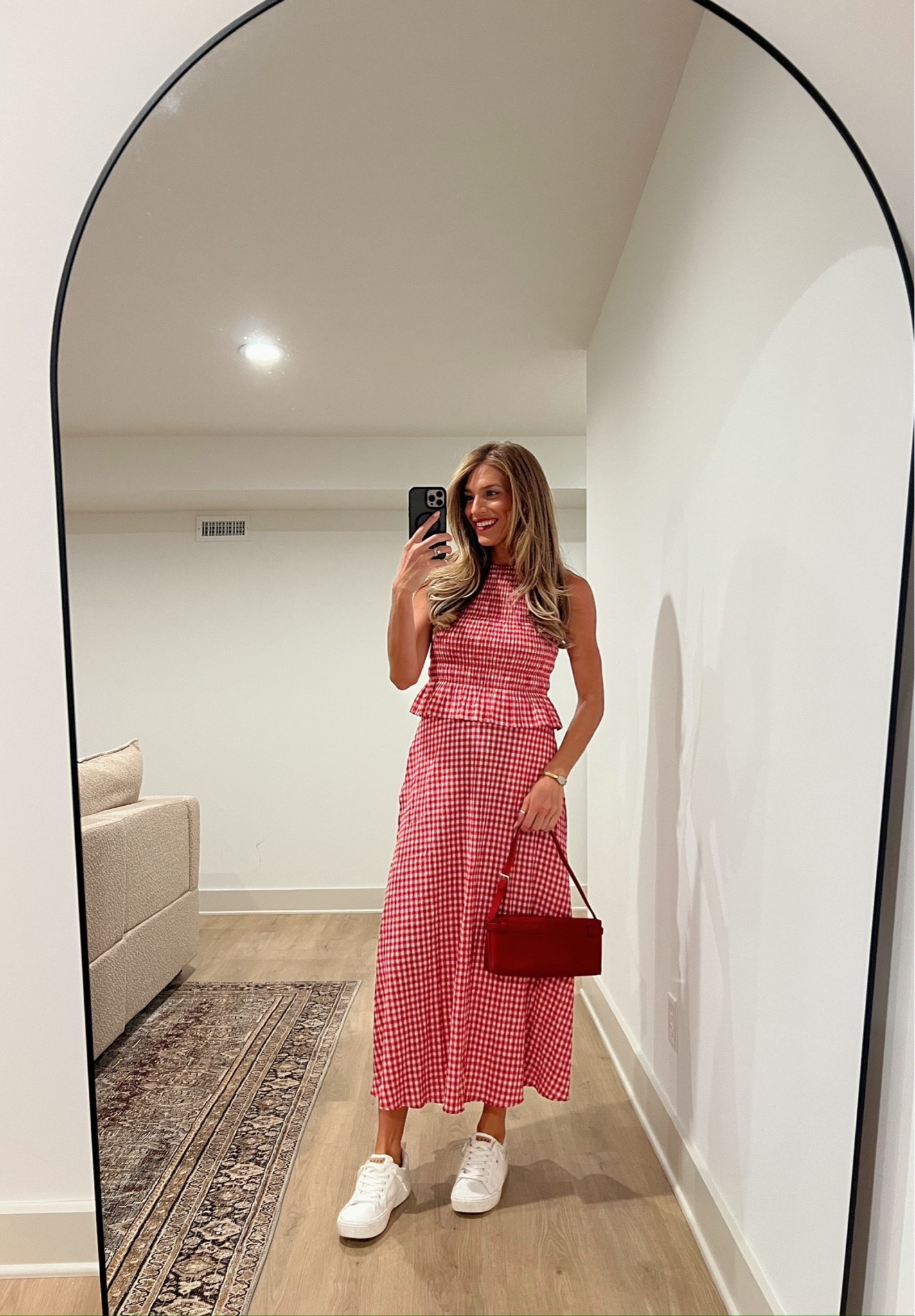 A red gingham moment ❤️ Love this for summer dinners, vacations, and all the patriotic weekends!

#LTKootd #LTKgrwm #LTKTravel