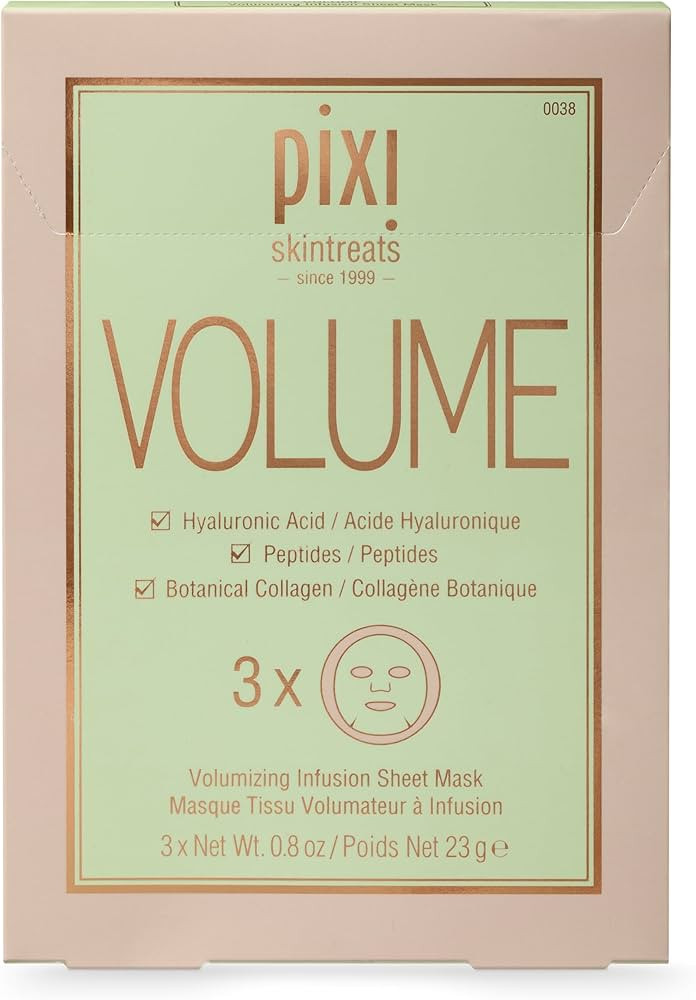 Pixi by Petra PLUMP Collagen Boost - Volumizing Sheet Mask - 0.8oz | Amazon (US)