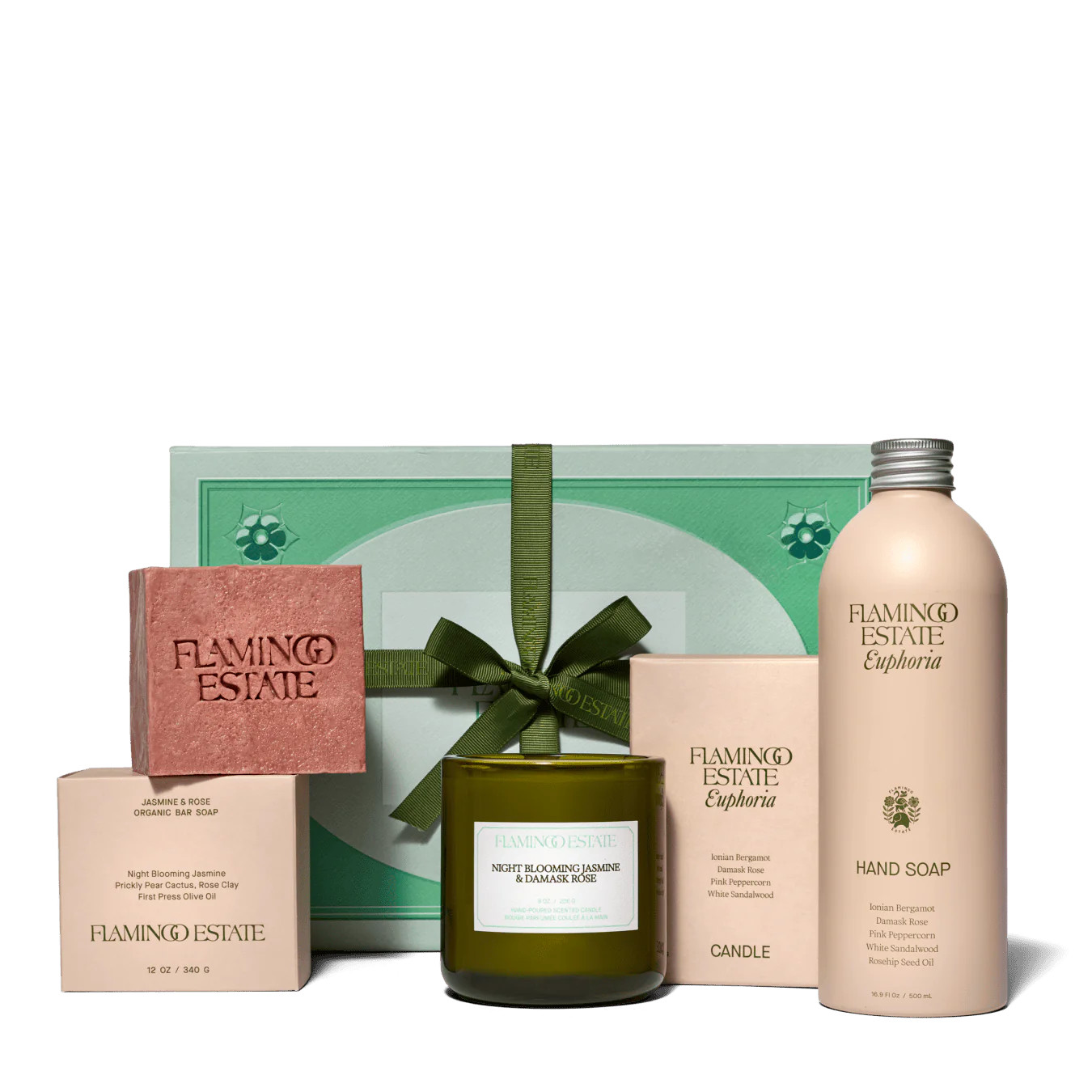 Jasmine & Rose Bath Set | Flamingo Estate