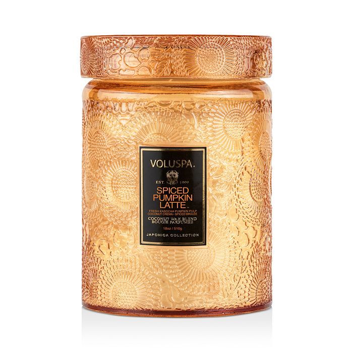 Spiced Pumpkin Latte Large Glass Jar Candle with Lid | Bloomingdale's (US)