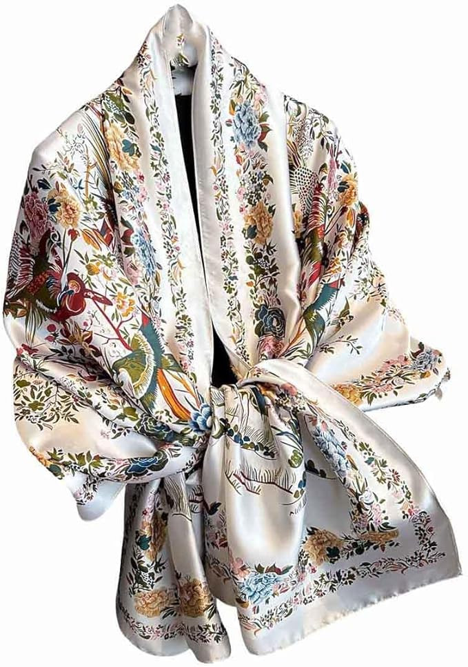 Xyueanlo Scarfs for Women Lightweight Scarves Fashion Print Floral Pattern Head Scarf Wraps Shawl... | Amazon (US)