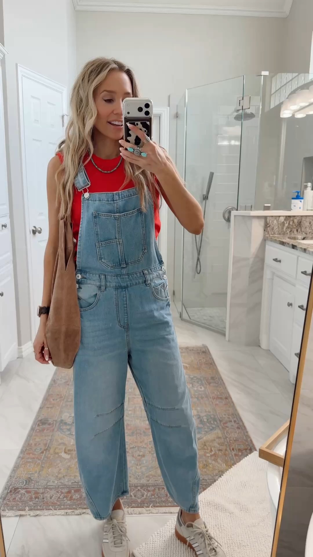 OOTD 

These overalls look identical to the FP ones for a fraction of the cost. Wearing size s / my tts. I have had these for years & LOVE them. I just bought in an army green color & love too!!!! 

#LTKgrwm #LTKootd #LTKmomlife