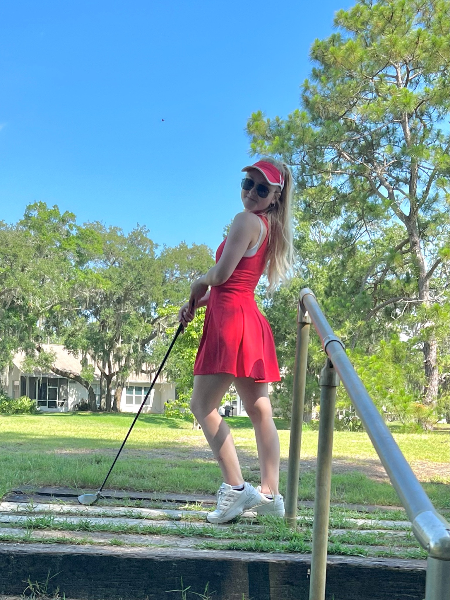 Golfing dress outfit idea for summer - comes with separate shorts underneath!

#LTKStyleTip