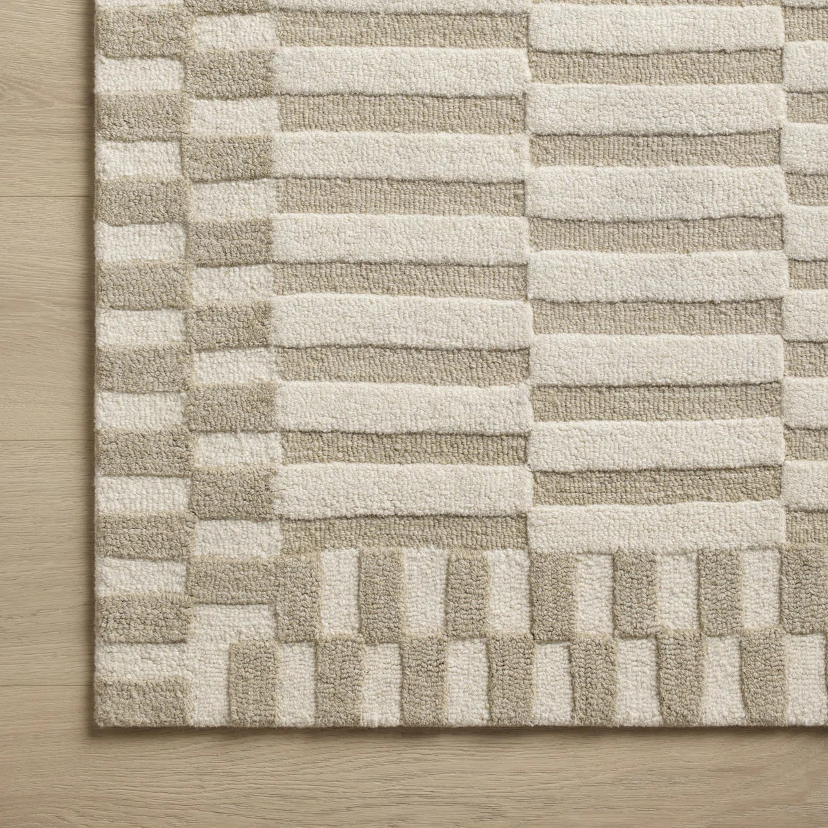 Chris Loves Julia x Loloi Bradley Ivory / Beige Area Rug | Wayfair North America