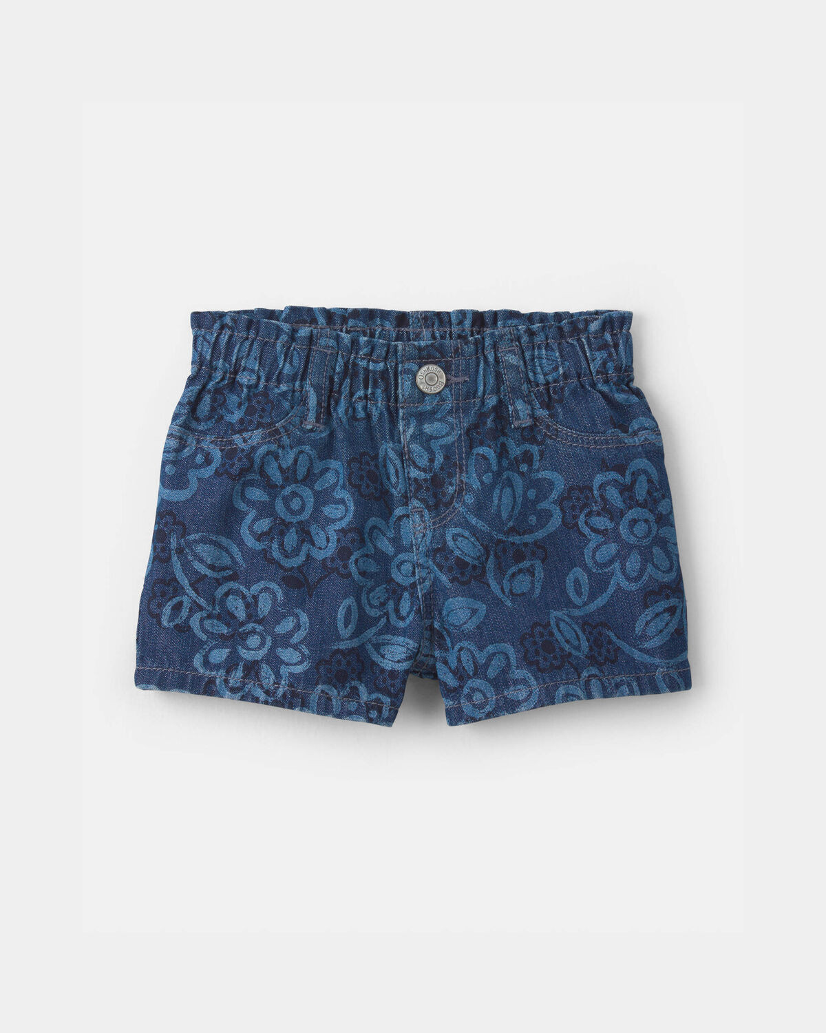 Baby Girl Floral Denim Shorts - Dark Wash - OshKosh B'gosh | Carter's | Carter's Inc
