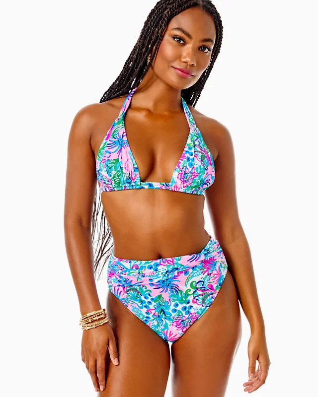 Yarrow High-Waisted Bikini Bottom | Lilly Pulitzer