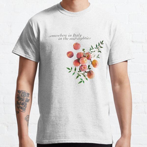 Call Me By Your Name - Inscription Classic T-Shirt | Redbubble (US)