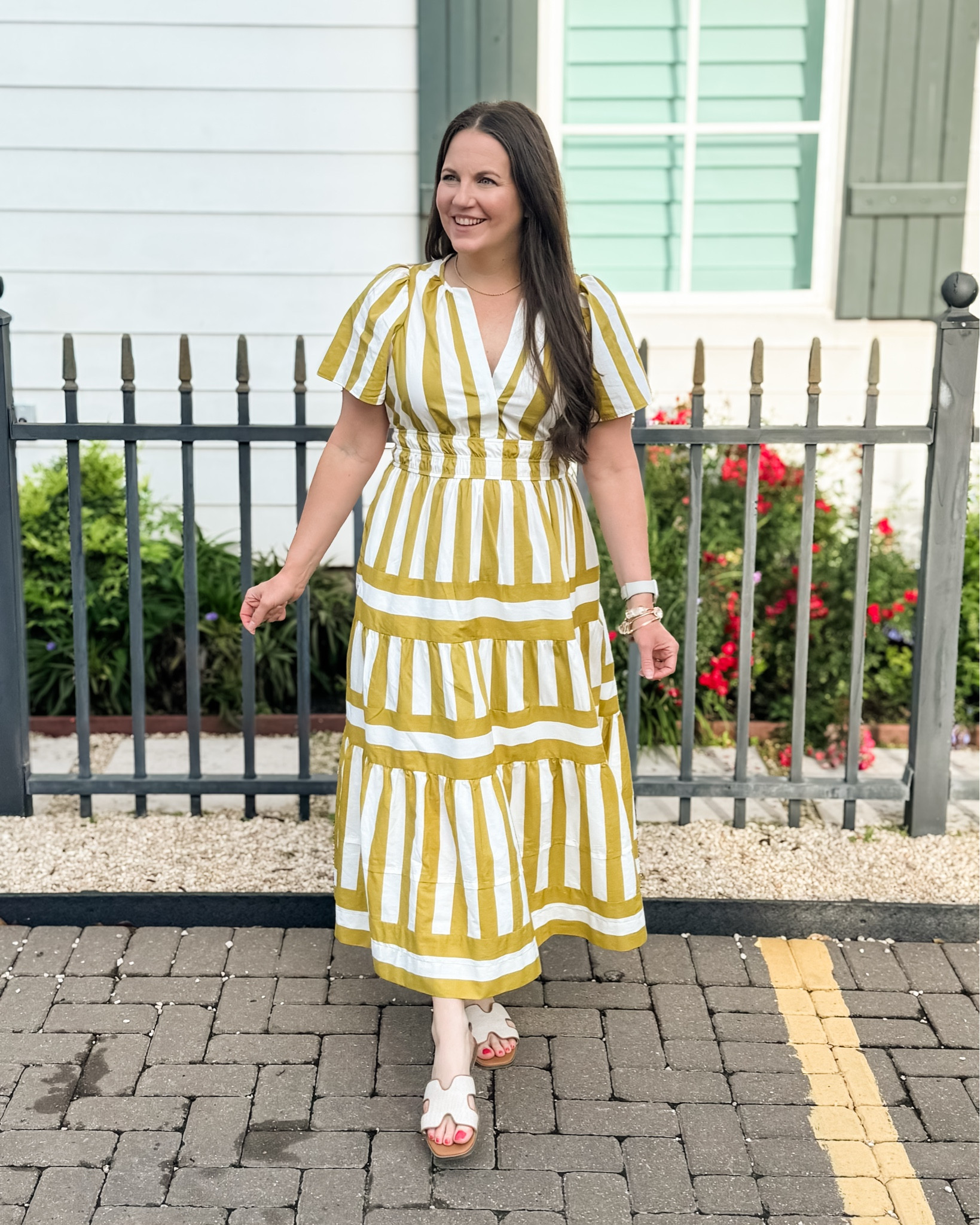 This yellow and white striped maxi dress is on sale and quickly becoming one of my favorite summer finds! With its easy flowy silhouette, flattering fit, and lightweight feel, it’s the perfect dress for staying cool while still looking polished.

Whether you’re putting together chic summer outfits, looking for an effortless work dress, packing a vacation dress, or simply need an elevated everyday look, this versatile maxi does it all. Pair it with sandals for a casual day out, heels for the office, or wedges and statement jewelry for a dressier summer look.

If you’re shopping summer dresses on sale, this one is definitely worth adding to your cart before it’s gone!

#LTKSeasonal #LTKSaleAlert #LTKWorkwear