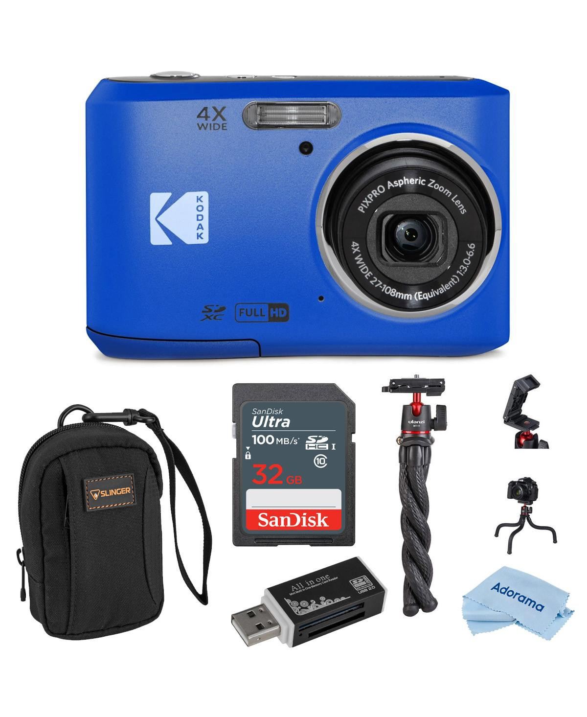 Kodak Pixpro FZ45 Friendly Zoom 16MP Full Hd Digital Camera, Light Blue - Light blue | Macy's