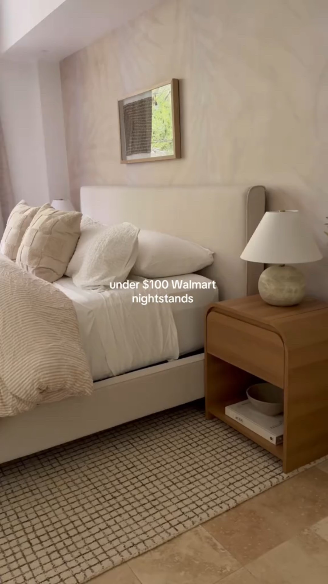 when price, quality, style & features collide perfectly ✨ 

I don’t have a negative thing to say about these beautiful nightstands. The price is unreal, the shape is beautiful, the color wood is perfect and the two outlets, usb and usb c ports on back add the perfect touch of convenience. 


⁣
#walmartfinds #neutralhome #bedroom #neutraldecor #interiorstyling #walmart #neutralstyle #bedroomdecor #bedroomstyling 

bedroom furniture, neutral bedroom, bedroom decor, nightstand, Walmart find #LTKWatchNow

#LTKSaleAlert #LTKHome