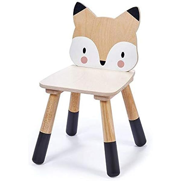 Tender Leaf Toys - Forest Raccoon Chair - Wooden Playroom Furniture for Toddler Boys and Girls - Cut | Amazon (US)
