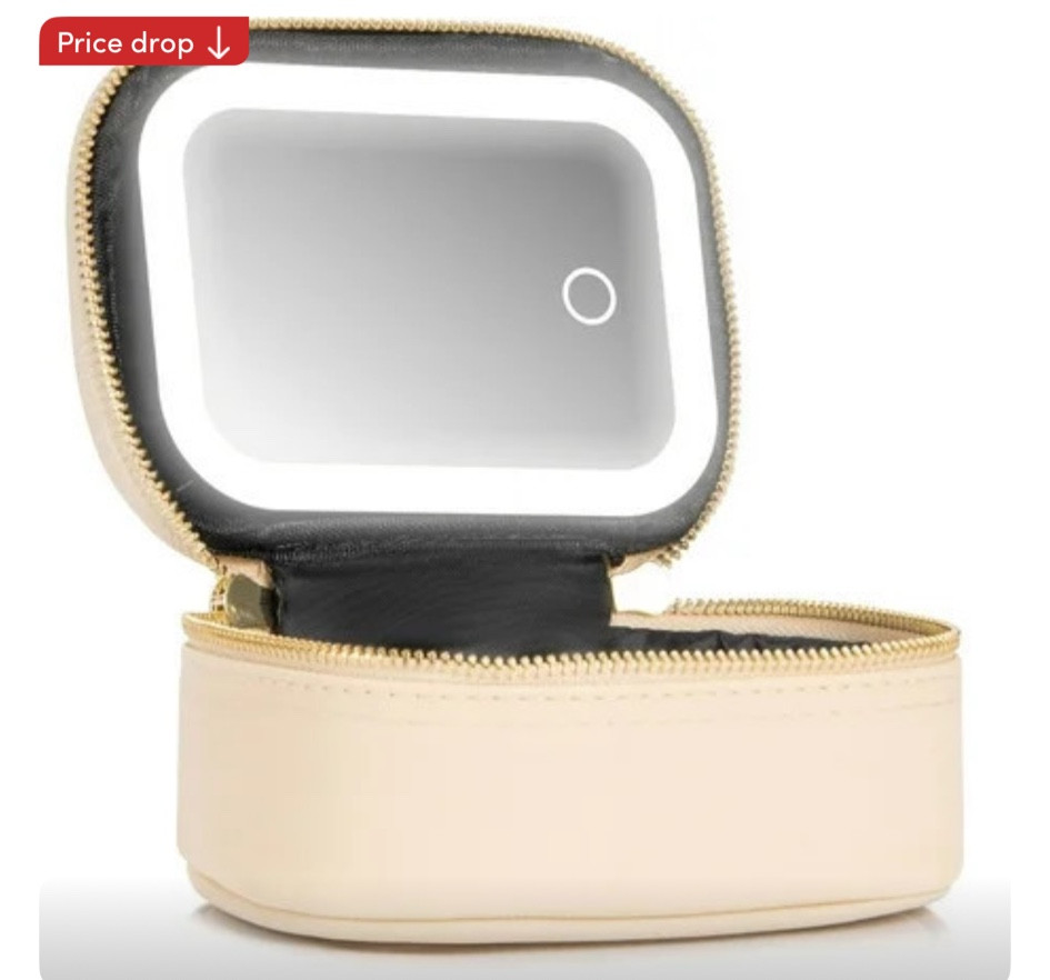 Led light makeup bag for travel, led lighted mirror in travel makeup bag, dorm room, college, vacation, small travel bag

#LTKItBag #LTKBeauty #LTKU