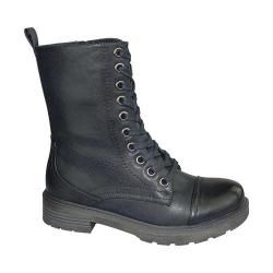 Women's Wanderlust Holly Water Resistant Combat Boot Black Water Resistant PU | Bed Bath & Beyond