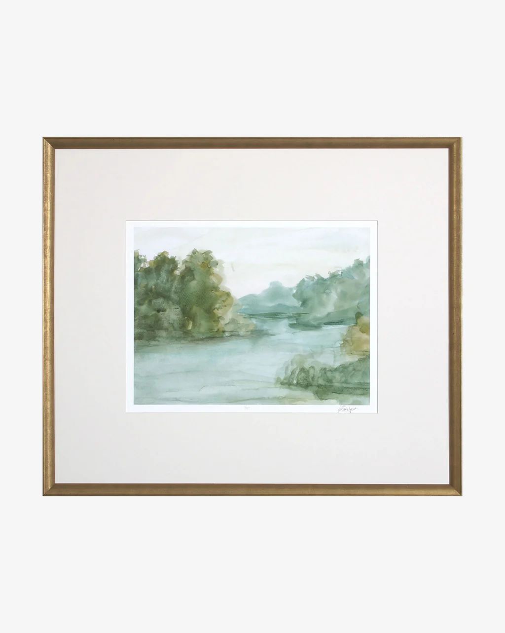 Blue Watercolor River | McGee & Co.