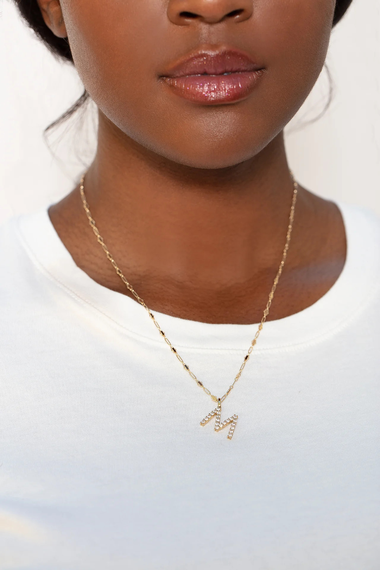 Pave Initial Charm | Miranda Frye Inc.