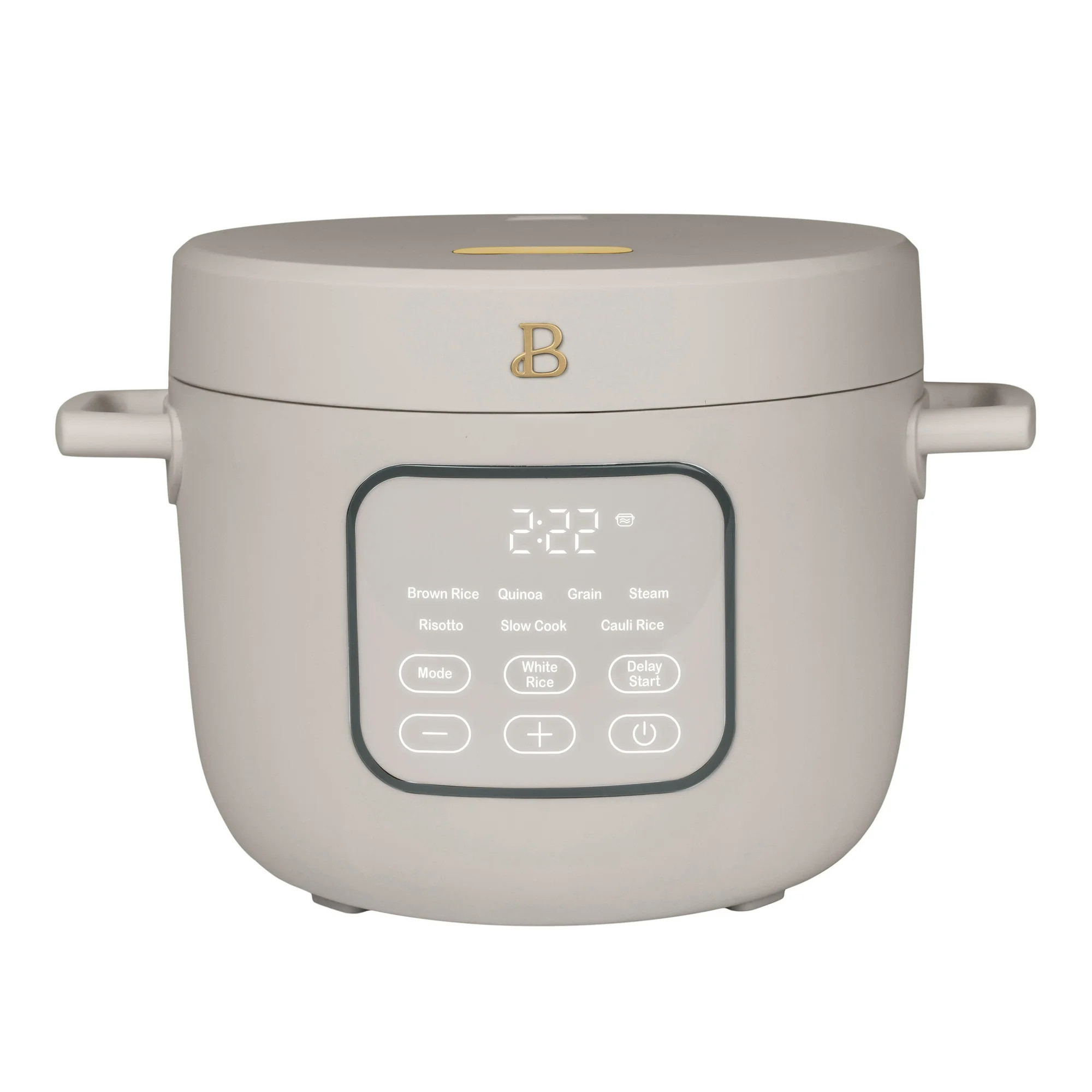 Beautiful 14-Cup Electric Rice and Grain Cooker, Ceramic Nonstick Coating, Porcini Taupe by Drew ... | Walmart (US)