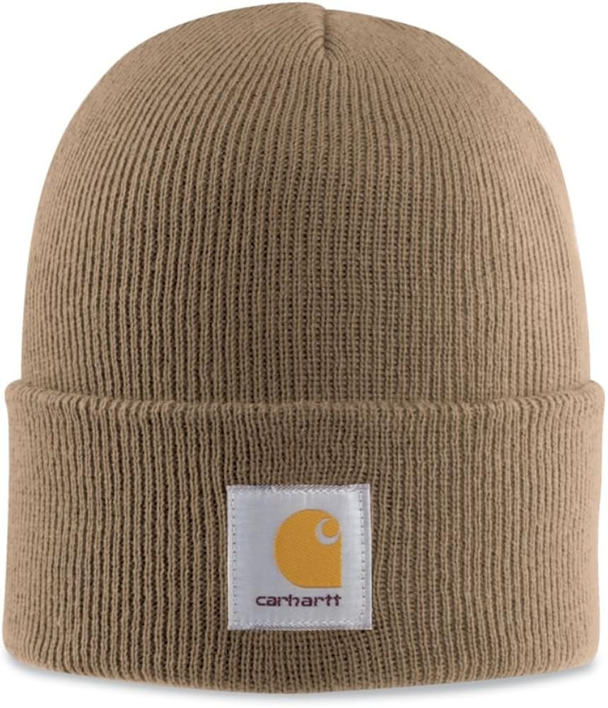 Carhartt Men's Knit Cuffed Beanie, Woodrose, One Size at Amazon Men’s Clothing store | Amazon (US)