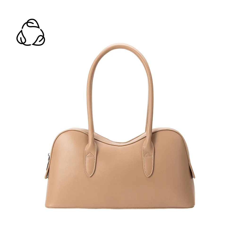 Nude Tilda Recycled Vegan Leather Shoulder Bag | Melie Bianco | Melie Bianco