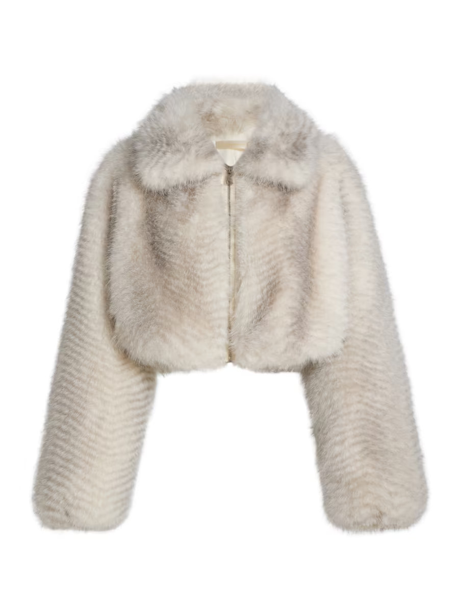 Orlen Faux-Fur Crop Jacket | Saks Fifth Avenue