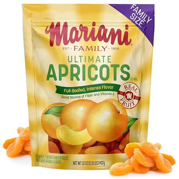 Mariani Ultimate Dried Apricots - 32oz Bulk Family Value Size, Dried Fruit, No Sugar Added, Non-G... | Amazon (US)