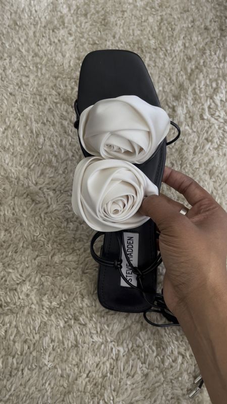 Just waiting for Spring and Georgia to make up its mind about the weather to break these out. 🌹

Click the link in my bio or shop these @stevemadden sandals directly in the @shop.ltk app. 

||  #ltkseasonal #ltkstyletip #ltkshoecrush #stevemadden #springsandals #rosesandals #laceupsandals #springtrends #ltkfindsunder100