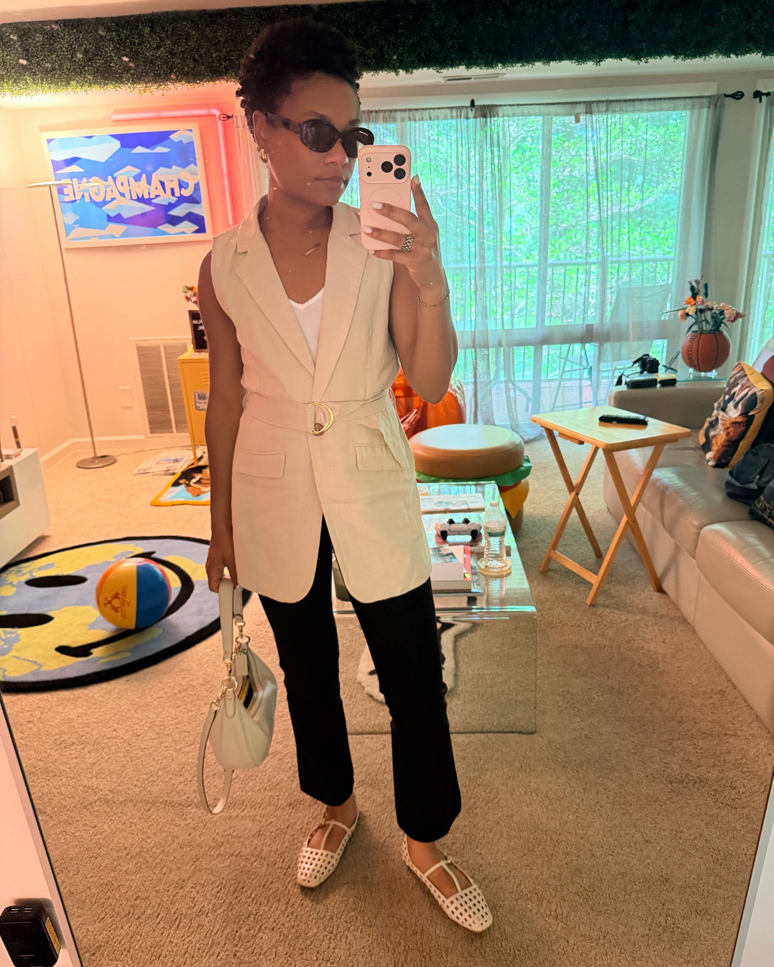 I’ve been trying to to find way to style this vest. I wish it was a little shorter but I like it styled with these black kick flare pants and ivory flats. What do you think?

#LTKgrwm #LTKootd #LTKdayinmylife