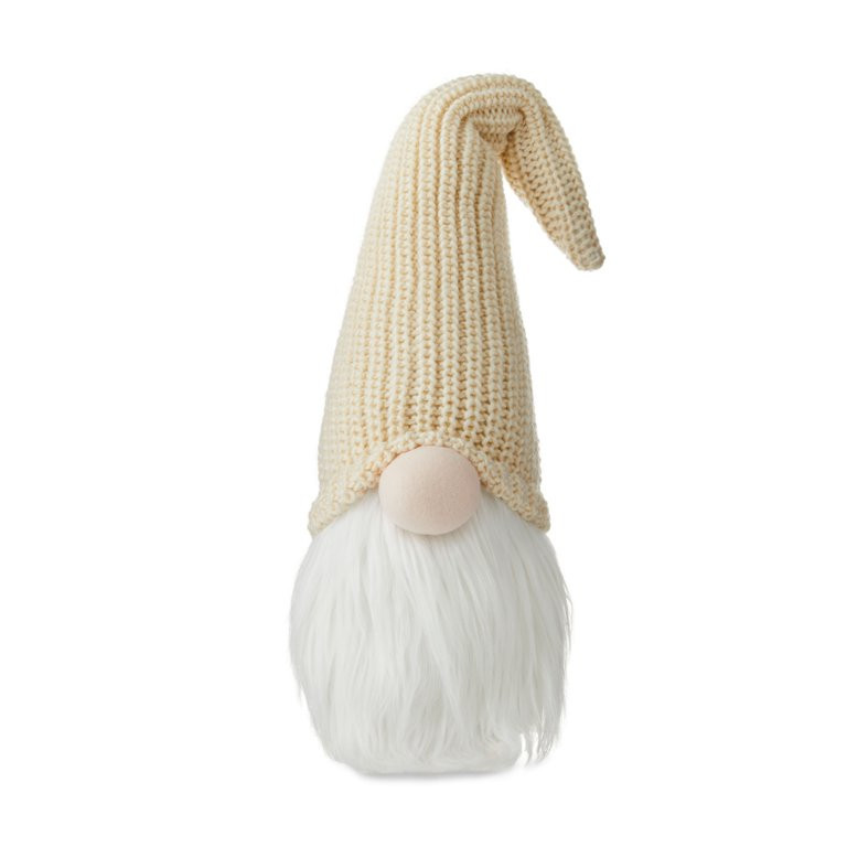 Harvest Cream Knit Hat Gnome Decoration, 16", by Way To Celebrate | Walmart (US)