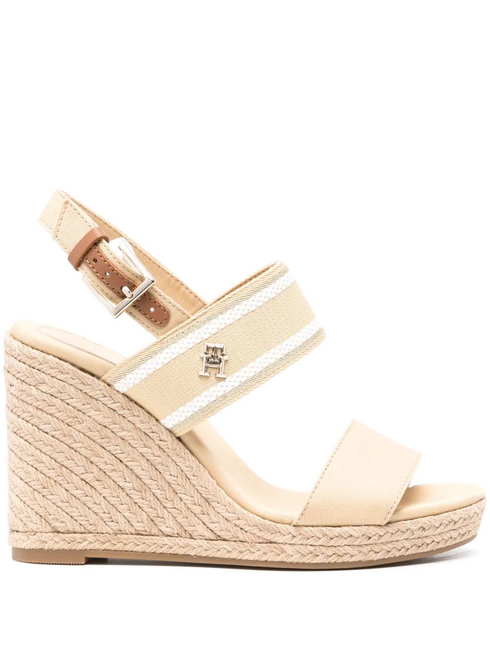 Tommy Hilfiger Webbing 105mm wedge espadrilles - Neutrals | Farfetch Global