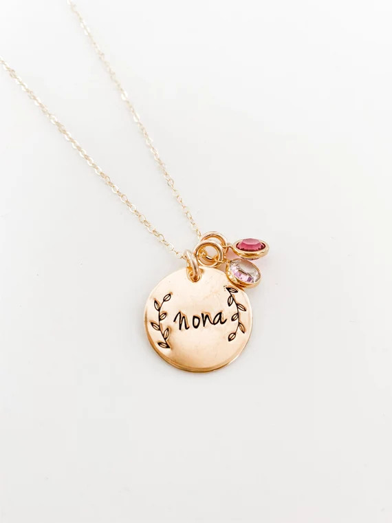 Custom Name Necklace Mama Grammy Grandma Mom Mother Gram Nana | Etsy | Etsy (US)