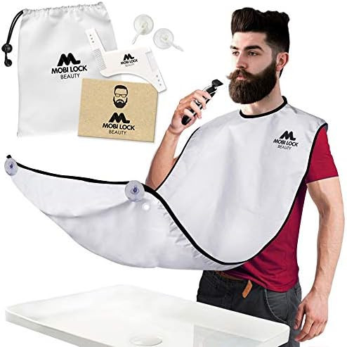 Best Beard Shaving Bib –The Smart Way to Shave – Beard Trimming Apron - Perfect Grooming Gift... | Amazon (US)