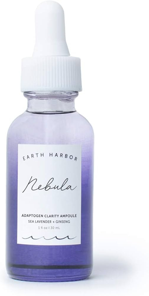 Earth Harbor NEBULA Adaptogen Clarity Ampoule – Serum for Acne, Blemishes & Oily Skin, Clarifyi... | Amazon (US)