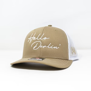 MHC Hello Darlin Trucker Hat | The Mad Hatter Company