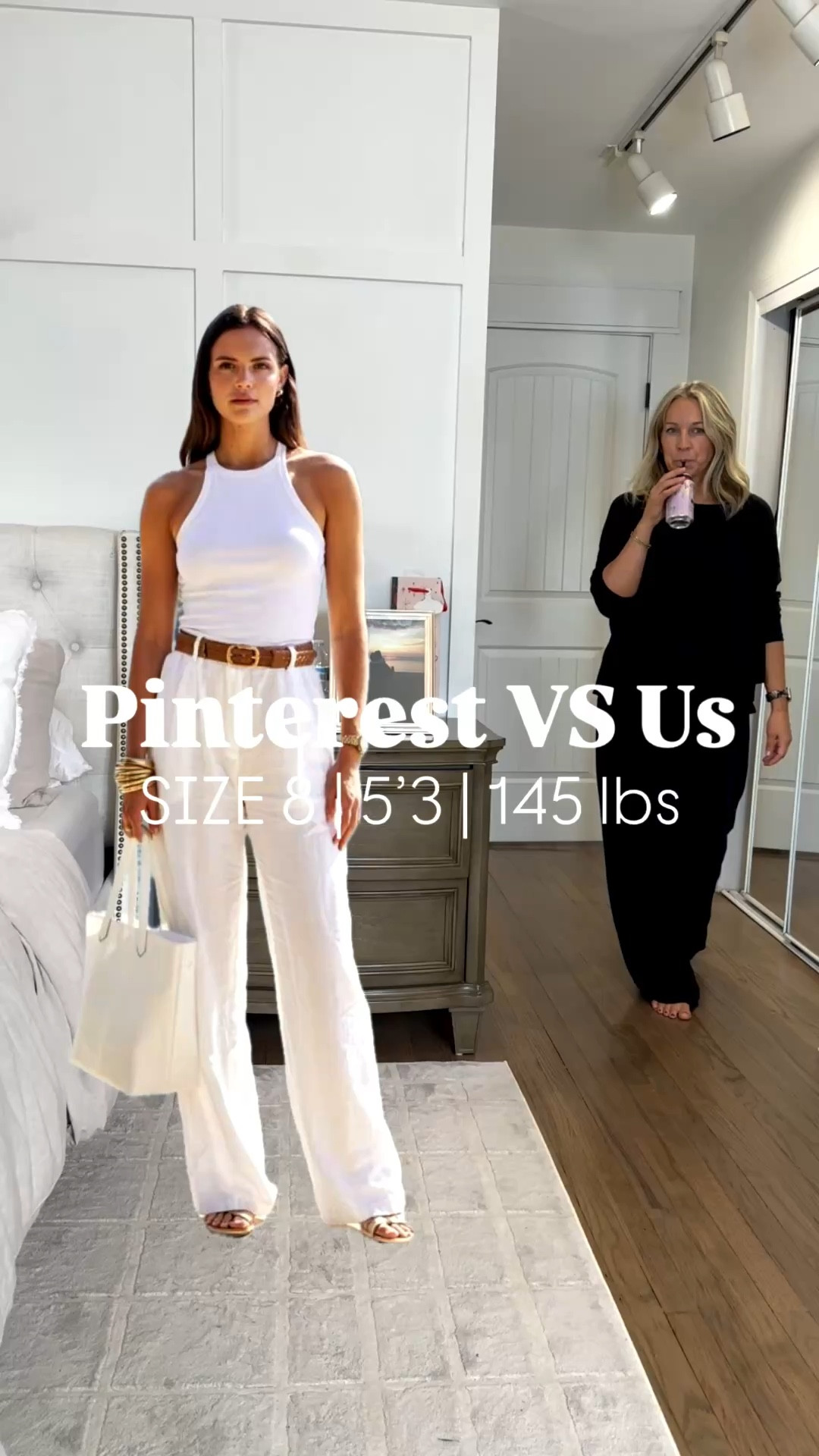 Such a simple look!! Love these soft pants and the tanks are so good!! Medium tank top and 9 bottoms. Medium pjs too. 

#LTKootd #LTKgrwm #LTKMidsize