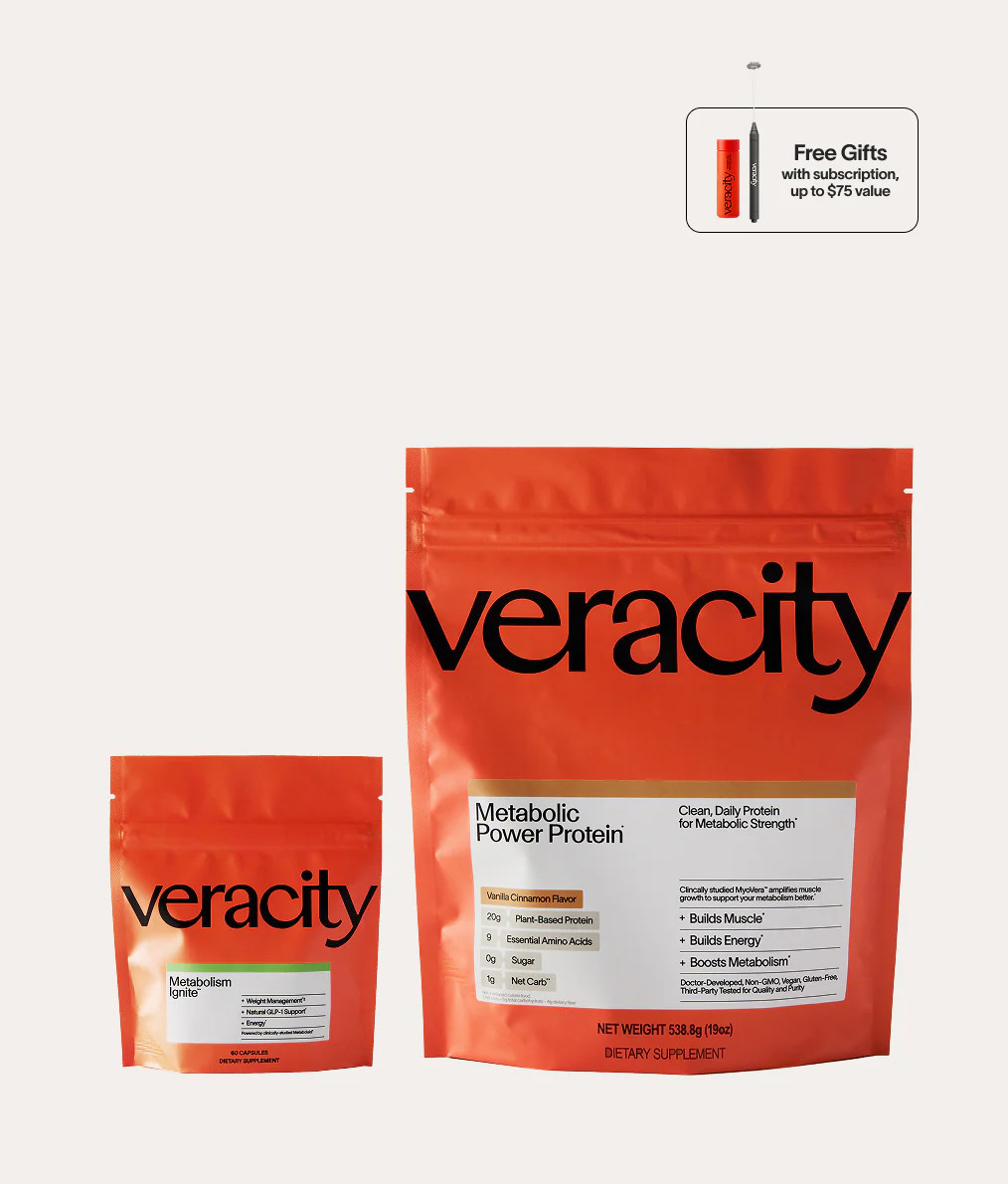 Metabolism + Power Protein Set 1 Bottle + 1 Pack (OTP) | Veracity