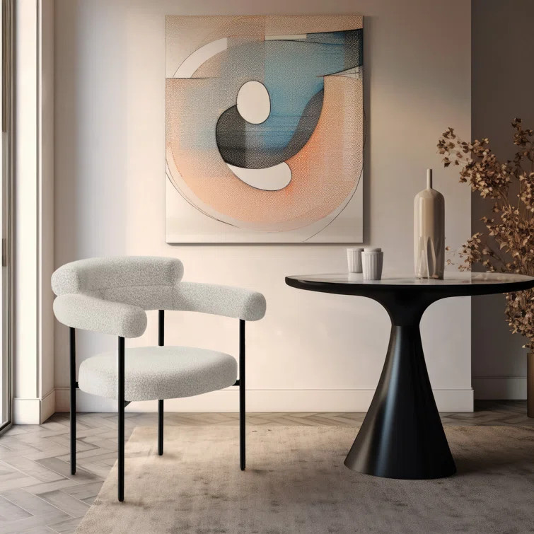 Boucle Upholstered Arm Chair | Wayfair North America