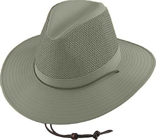 Henschel Hats AUSSIE BREEZER SPF 50+ Fabric & Mesh Hunting Fishing Hat (Small, Olive) | Amazon (US)