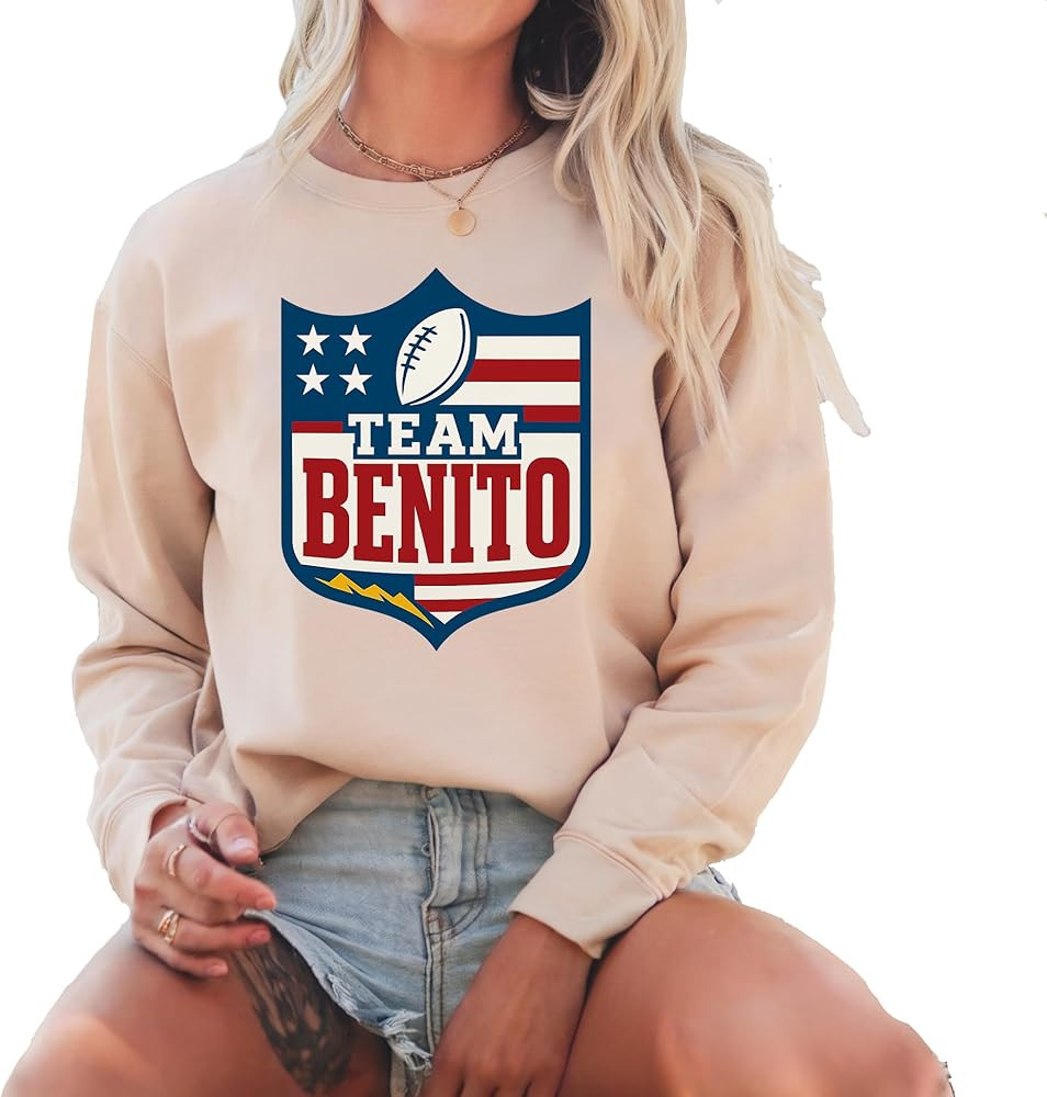 Team Benito Sweatshirt, Here for The Benito Bowl Hoodie, Game Day Shirt, Bowl 2026 Shirt Gifts, T... | Amazon (US)