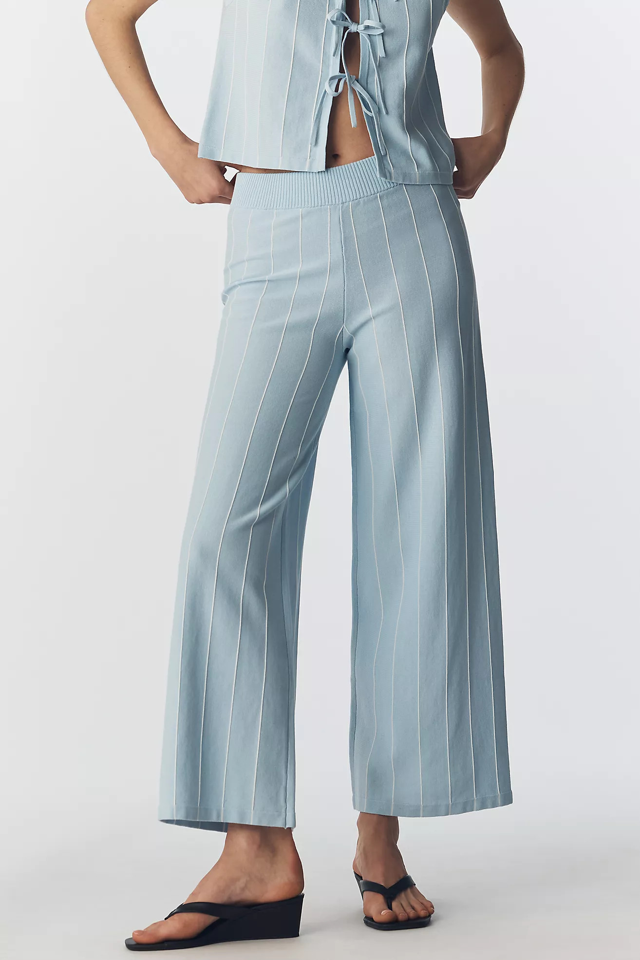 The Tiny Big Sister Striped Knit Pants | Anthropologie (US)