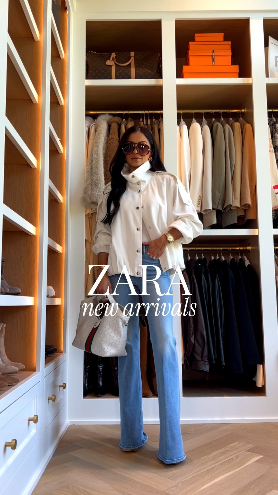 Zara new arrivals 
Wearing an XS/S
Mother denim wearing a 23
Citizens jeans wearing a 23
Gucci Giglio bags in size small
Amazon sunglasses

#LTKOver40 #LTKmomlife #LTKootd