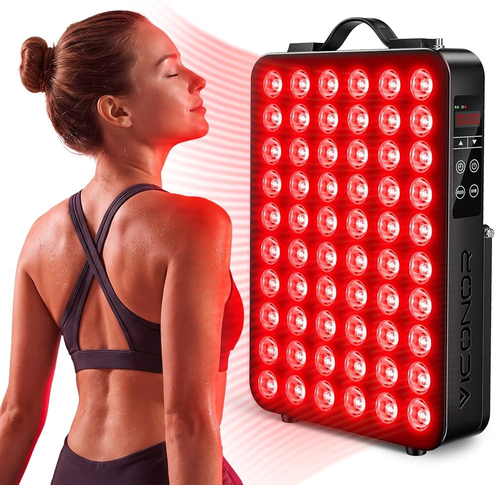 Red Light Therapy for Body, 660nm 850nm Near Infrared Light Therapy Panel, 60 Dual Chip LED Devic... | Amazon (US)