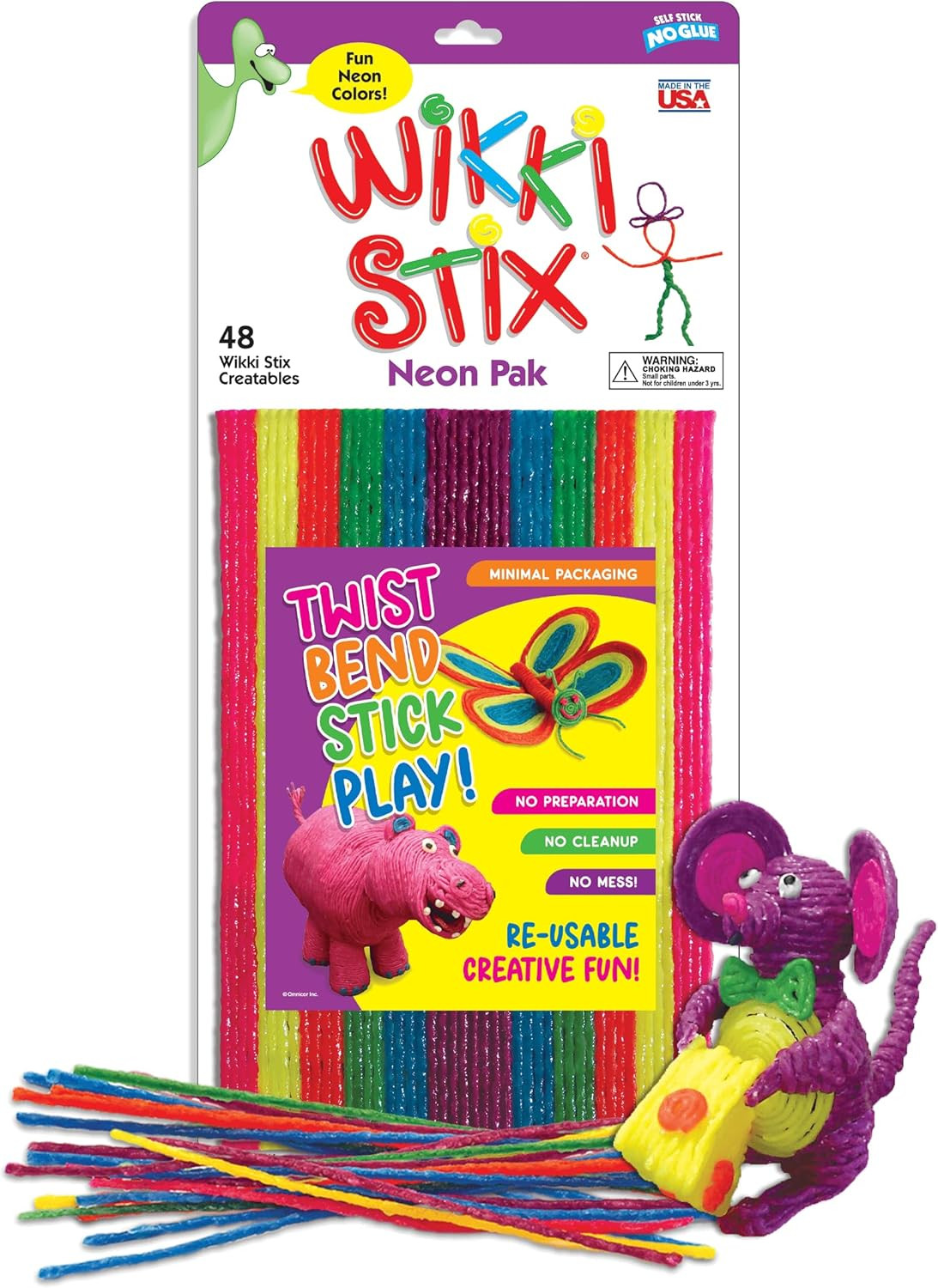 Wikki Stix Neon Pak of 48. | Amazon (US)