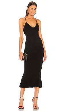 Norma Kamali x REVOLVE Slip Fishtail Dress in Black from Revolve.com | Revolve Clothing (Global)