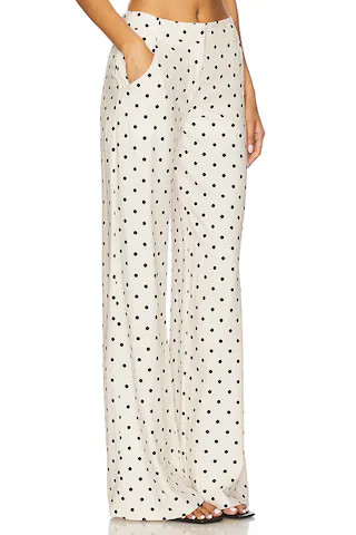 Saddler Pants in Beige & Black | Revolve Clothing (Global)