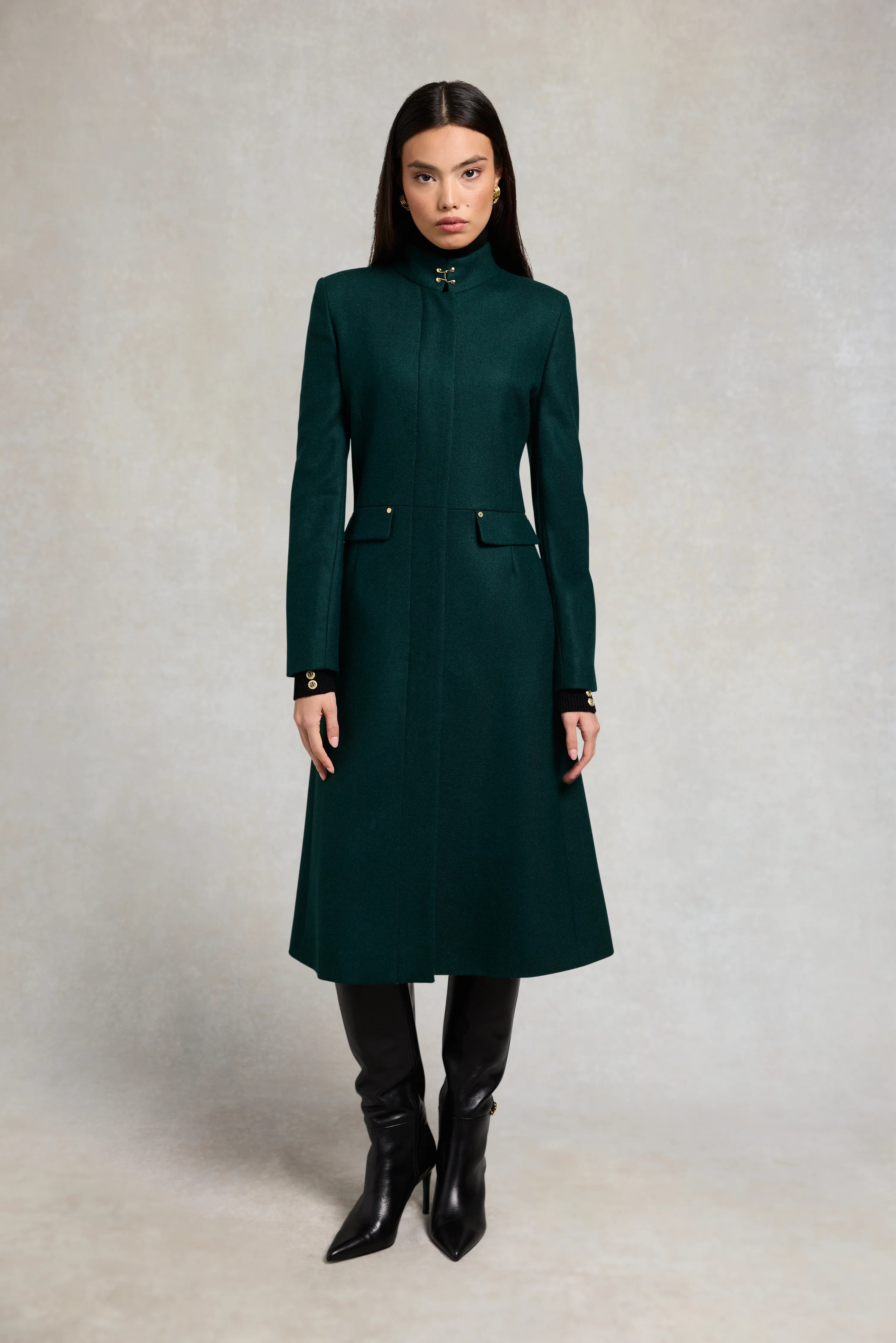 Dowdeswell Coat (Emerald) | Holland Cooper