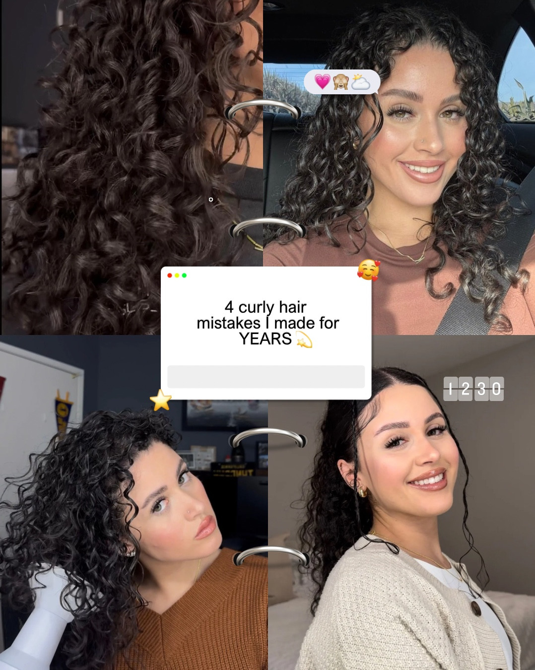 4 curly hair mistakes I made for years 🤍 it might not be your products, it might just be your routine ✨ 

#LTKgrwm #LTKselfcare